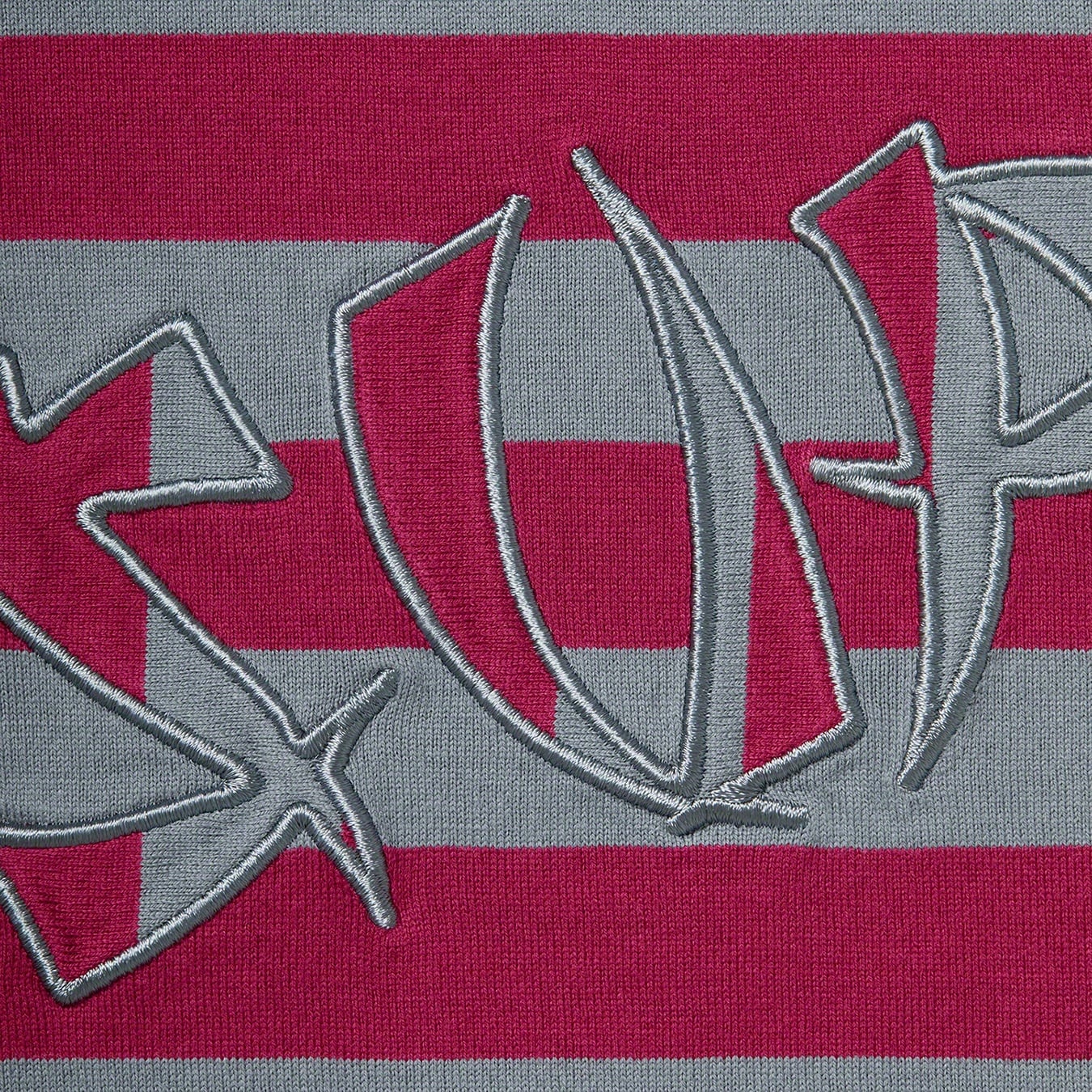 Stripe Appliqué S/S Top view 4